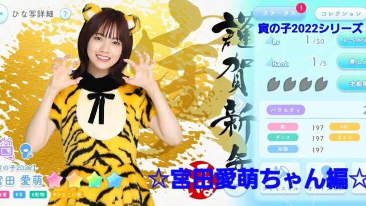 【ひなこい】寅の子2022 宮田愛萌ちゃん【紹介】